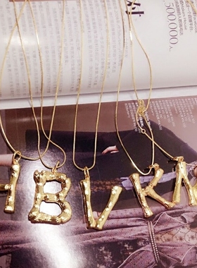 短款项链刘嘉玲同款镀金女