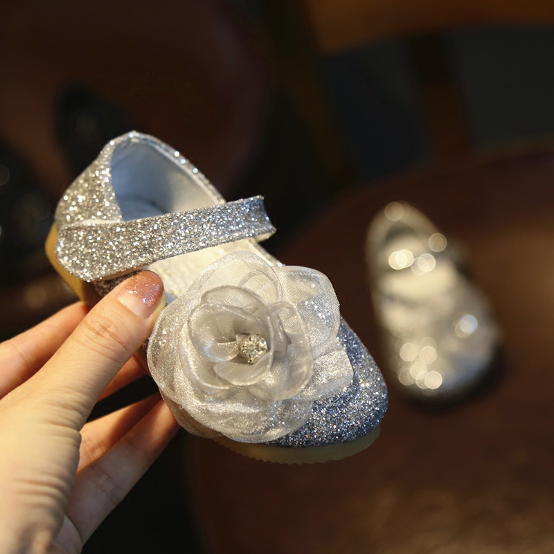 Chaussures enfants en autre ronde paillette pour printemps - semelle tendon - Ref 1008554 Image 1