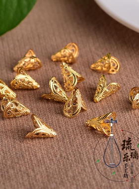 diy十八子水滴配饰散珠