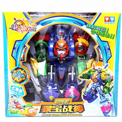 促銷正版果寶特攻2玩具 果寶戰神七合一522777果寶特工7合1國寶黃
