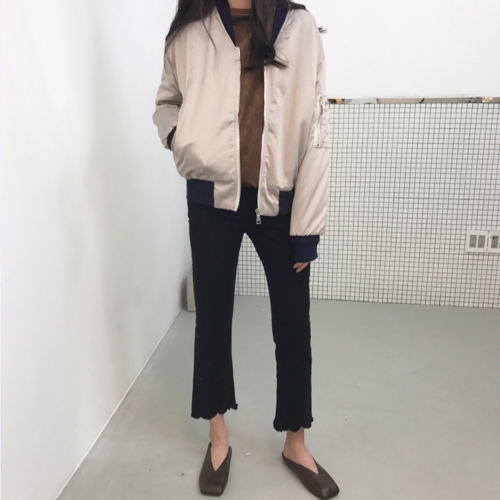 裤脚不规则微喇裤韩版九分裤牛仔裤休闲裤女百搭潮裤新款加大码宽在类目 女装/女士精品, 牛仔裤中 - 来自Buy2taobao.com提供专业的淘宝代购服务