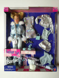 预barbiefashionfungiftset1999时装秀，时尚狂热芭比