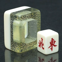 Phong cách pha lê thương hiệu Mahjong hướng Zhuang Đông Nam Tây Bắc Gió Zhuang Thương hiệu acrylic Còng tay trong suốt Hướng dẫn - Các lớp học Mạt chược / Cờ vua / giáo dục bộ mạt chược