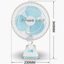 丝雨180台式办公室家用学生宿舍床头迷你摇头台夹扇小电风扇