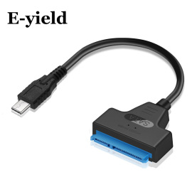 type-c转sata7+15pin易驱线usb3.1tosata2.5寸串口硬盘数据线