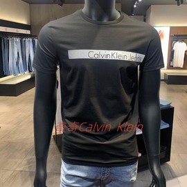 ckjeans24夏季男女情侣性，休闲纯棉印花透气圆领打底短袖t恤