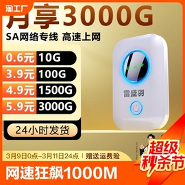 5G随身wifi移动无线网络wifi三网切换千兆双频全网通高速流量免插卡便携wilf4g手机直播家庭宽带无线网卡