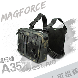 MagForce麦格霍斯3571 随行者穿戴式马甲背包战术多功能防水胸包