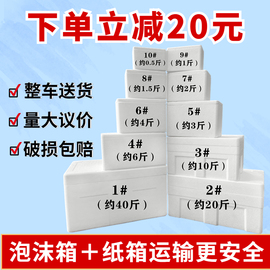 邮政泡沫箱保温箱种菜大号水果保鲜冷藏加厚电商快递专用包装盒子