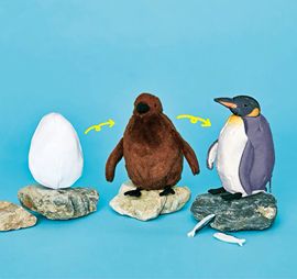 创意三变企鹅零钱包硬币包 圣诞女生生日礼物包包 企鹅的诞生挂件