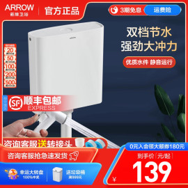 ARROW箭牌蹲便器冲水箱家用卫生间 蹲坑厕所冲水箱水箱套装AS117