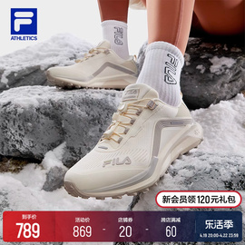 FILA 斐乐女鞋3A LYNX 1+户外鞋跑步鞋时尚休闲运动鞋山猫