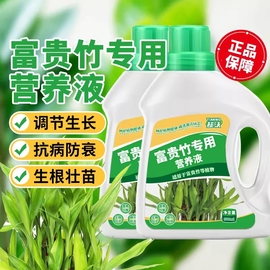 富贵竹专用营养液水培植物肥料观音竹子家用专治黄叶养花水养烂根