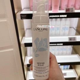 Lancome兰蔻清滢摩丝洁面泡沫乳白莲花洗面奶200ml慕斯清洁