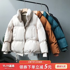 ins面包服女短款东大门棉服冬季2019潮韩版羽绒棉袄棉衣外套