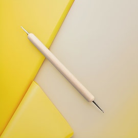 压痕笔折线笔划线笔折叠压痕虚线，木质子弹头纸模型制作专用工具