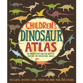 进口英文原版 Children's Dinosaur Atlas 小朋友们的恐龙地图  