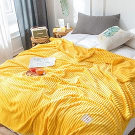微商印花素色魔法绒毛毯，加厚印花法兰绒毯子午睡毯空调代