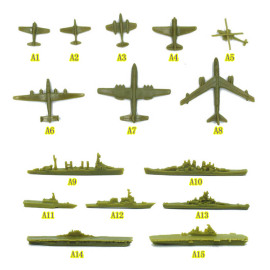 大战略a轴心国与同盟国二战桌游战棋兵棋模型，飞机军舰航母战斗机