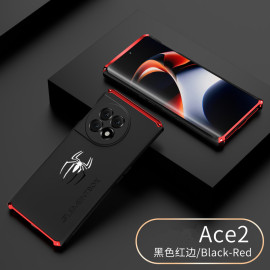 适用于一加ace2手机壳oneplus1+ace2pro金属边框全包，防摔外壳铝合金保护套，磨砂散热透气撞色超薄创意个性潮男