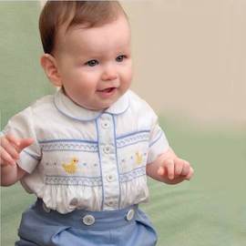 欧美夏乔治(夏乔治)同款男婴，童套装高端定制生日，周岁礼服西班牙英伦风帅气