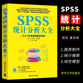 正版spss统计分析大全清华大学出版社spss软件应用spss统计分析与应用大全spss19.0统计分析入门到精通教程书