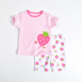 女宝宝夏装套装婴儿衣服，纯棉短袖两件套女童，小童夏季薄款1-3岁半2