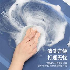 硅藻泥厨房地垫可擦免洗地毯防油防水防滑吸水吸油脚垫耐脏橡胶垫