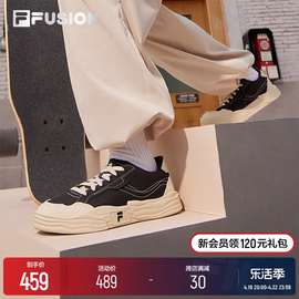 FILA FUSION斐乐POP2代女鞋帆布鞋复古休闲板鞋运动鞋男鞋