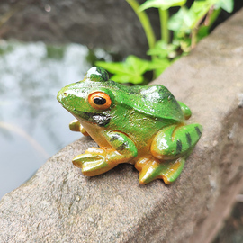 仿真青蛙树脂摆件阳台庭院假山鱼池鱼缸水族箱造景装饰品花盆摆设