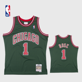 复古球衣SW 芝加哥公牛队罗斯 2008-09赛季客场 NBA-Mitchellness