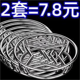 不锈钢锅架家用厨房置物架多功能架子加厚隔热支架防烫收纳蒸架