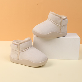 儿童大棉鞋保暖冬季2023婴儿加绒短靴男童加厚棉靴宝宝雪地靴