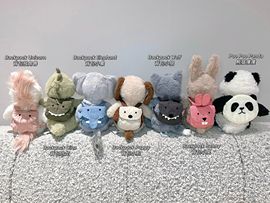 英国jellycat背包小象恐龙独角兽兔子，小狗狼毛绒，玩具儿童陪伴玩偶