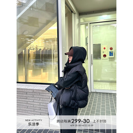 yangle_短款羽绒马甲女2023年冬季外搭叠穿宽松90白鸭绒(白鸭绒)背心