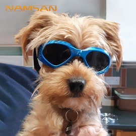 Namsan宠物太阳墨镜防风海边沙滩骑车狗狗护目镜泰迪中小型犬眼镜