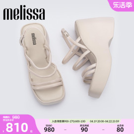 melissa梅丽莎女款夏季休闲外穿高跟凉鞋33994