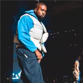 Kanye West侃爷同款秋冬季马夹棉服棉衣棉袄羽绒服美式马甲背心男