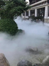 景观造雾机气雾工业加湿除尘降温高压喷雾器消毒通道时间控制3升