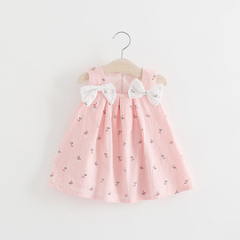 婴儿裙子夏季1-2-3岁女童连衣裙一岁半儿童公主裙小童女宝宝夏装0