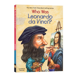 谁是列奥纳多达芬奇 英文原版 Who Was Leonardo da Vinci? 儿童科普读物 名人传记书 进口英语原版书籍 Penguin Workshop