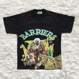 Barriers Mansa Musa Tee 印第安人印花短袖男 高街宽松休闲T恤女