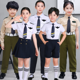 六一空军儿童小海军，演出服机长水手服合唱服角色扮演小警察套装