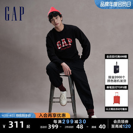 GAP x 8ON8联名龙年限定男装2024春季运动针织卫裤841329