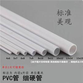 pvc管PVC细管圆管PVC硬管细硬管小管子小口径水管塑料管空心线管