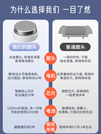 定制2023电动修脚器磨脚器头磨头配件，不含机器防尘罩电源线