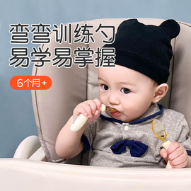 世喜宝宝勺子学吃饭训练勺婴儿一岁宝宝自主进食儿童餐具辅食勺子