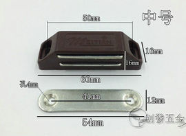 磁吸碰珠衣柜门吸整体橱柜磁碰柜子卡扣塑料强磁锁吸厨门m