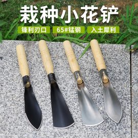 不锈钢小铲子户外挖土挖野菜，铁铲种花养花工具，赶海家农用种菜园艺