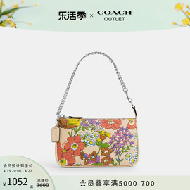 COACH/蔻驰奥莱女士花卉印花NOLITA 19号手袋单肩包帆布